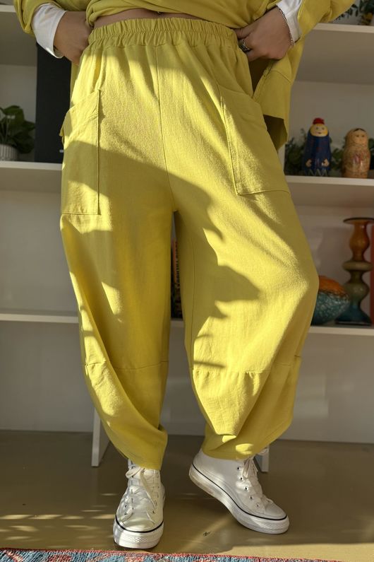 Lagen Shelby Sweatshirt Barrel Pant Bamboo 